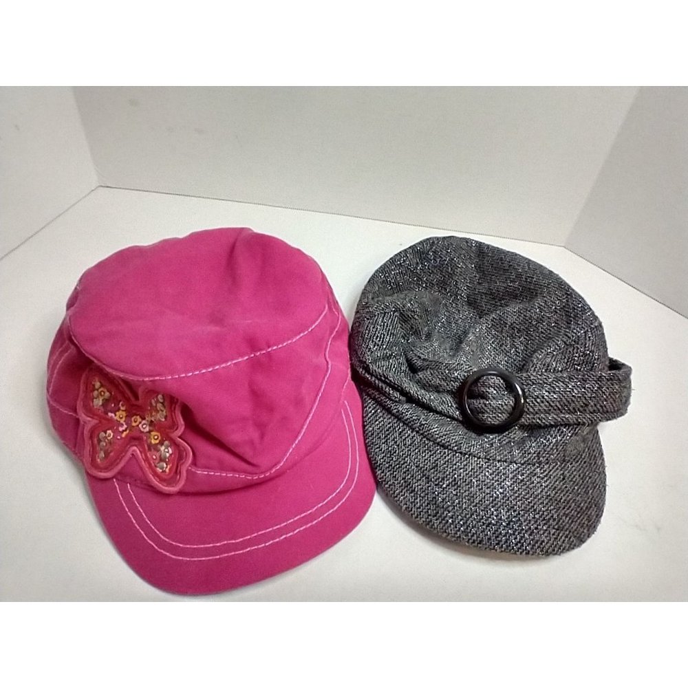 Girls small, pink, gray, Cap, Hat costume, dress up